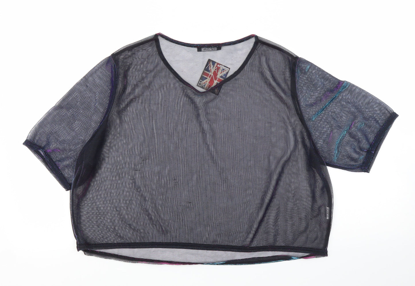 Womens UK Size 18 Select Purple Basic Blouse