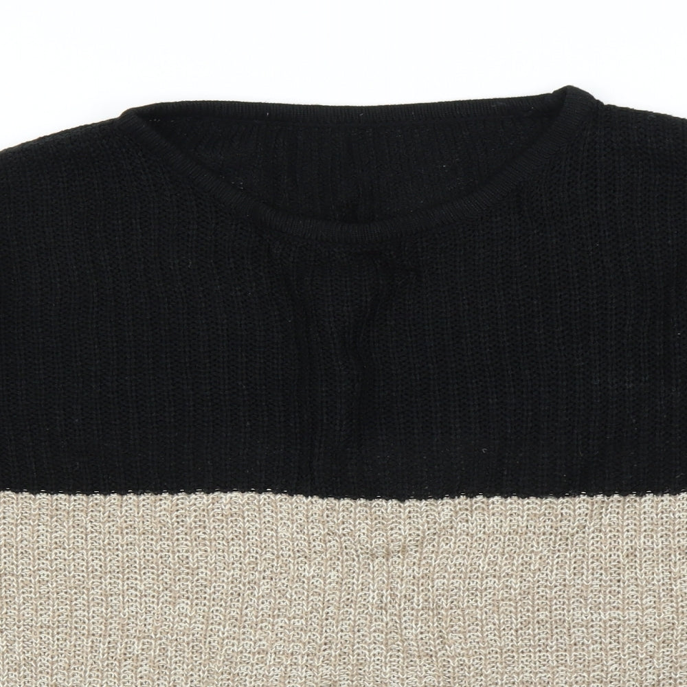 SheIn Womens Beige   Pullover Jumper Size XL