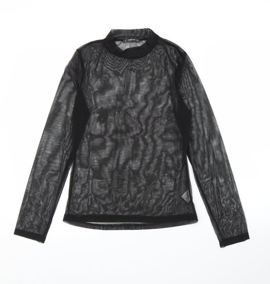 SheIn Womens Black   Basic T-Shirt Size L