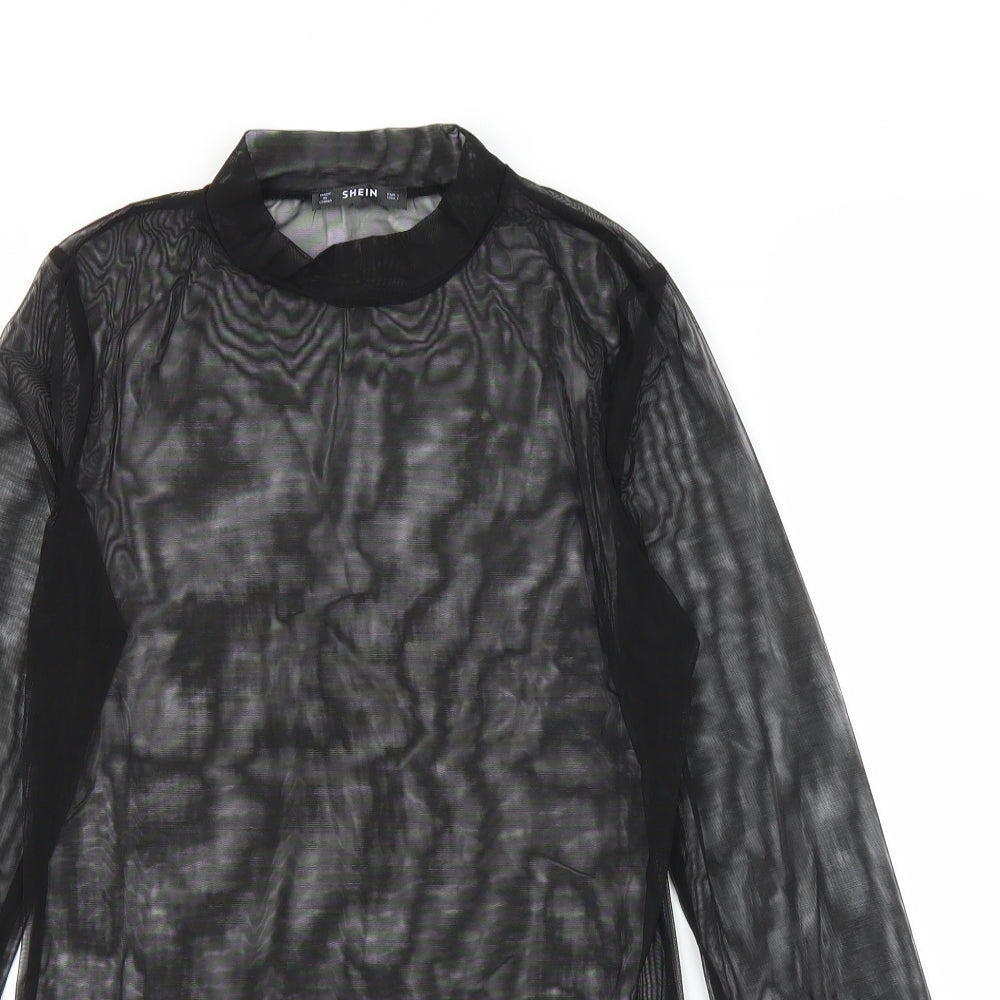 SheIn Womens Black   Basic T-Shirt Size L