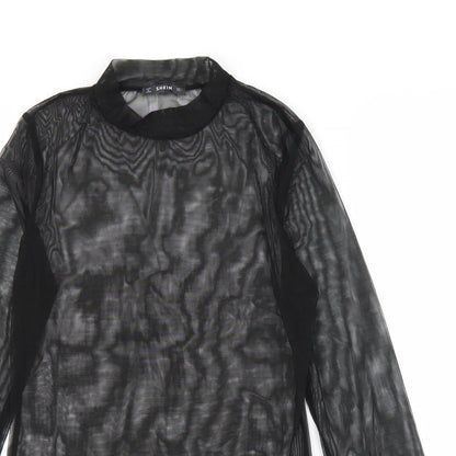 SheIn Womens Black   Basic T-Shirt Size L