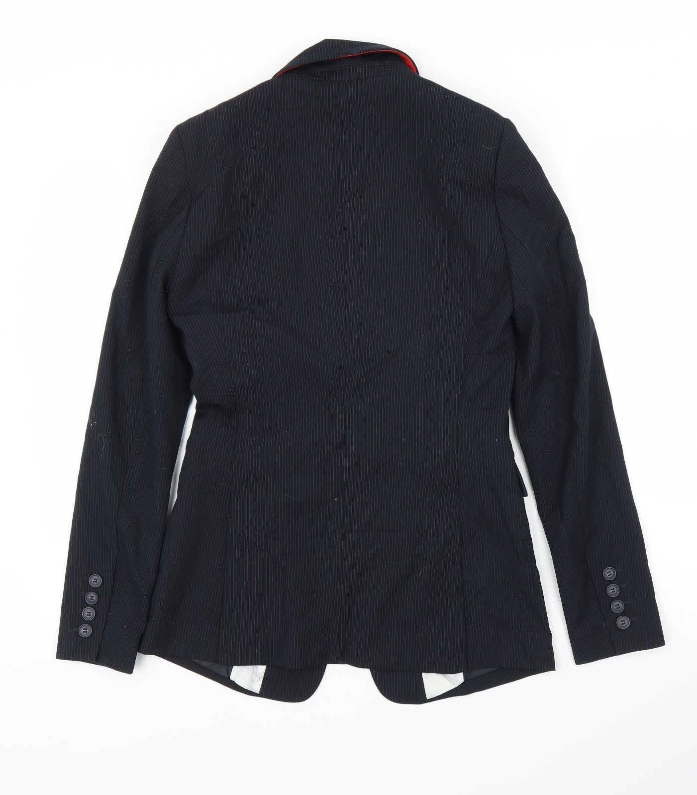 NEXT Womens Blue Striped  Jacket Blazer Size 8