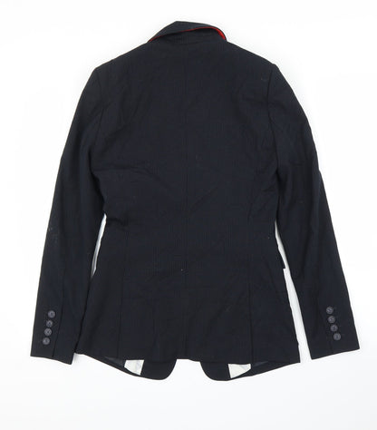 NEXT Womens Blue Striped  Jacket Blazer Size 8