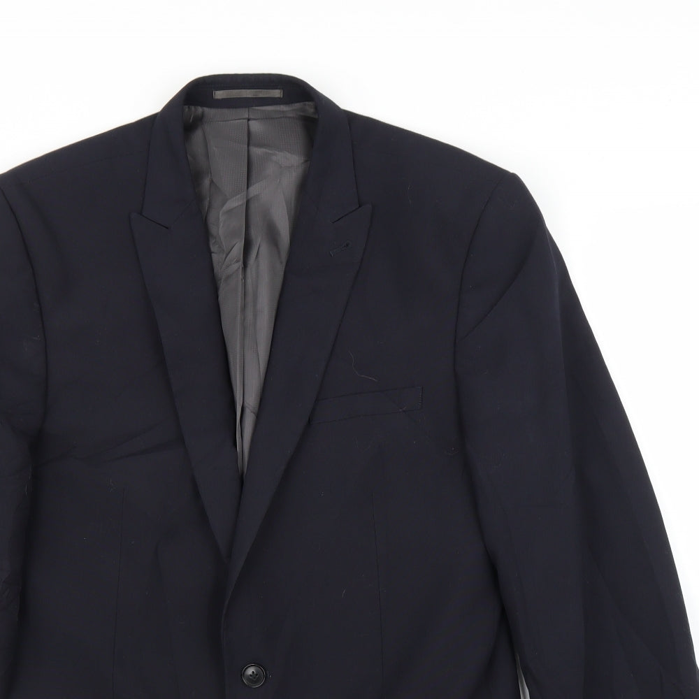 Mens UK Size 42 NEXT Regular Blue Suit Jacket