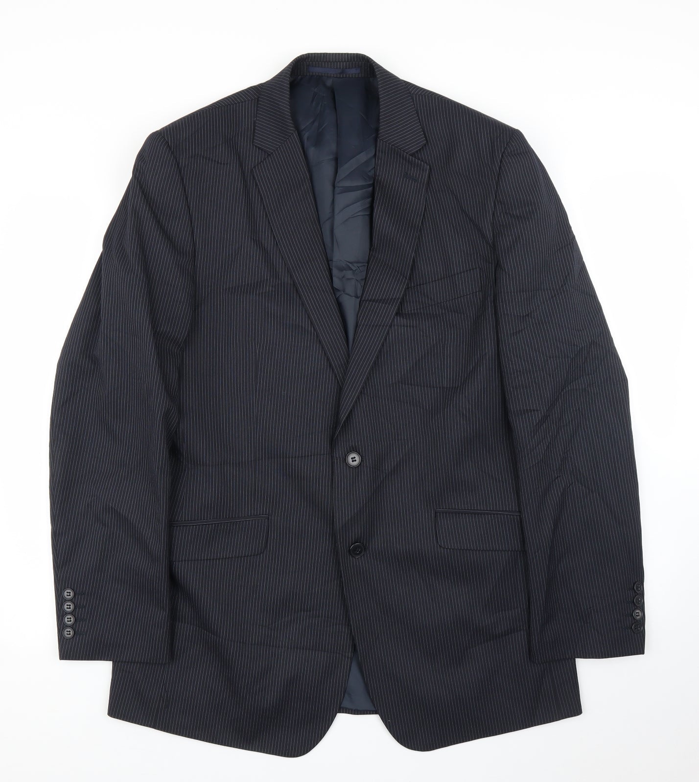Mens UK Size 42 Tom English Regular Blue Suit Jacket