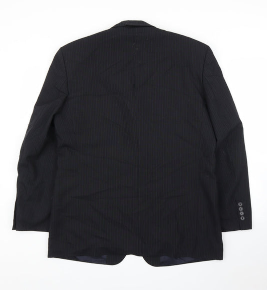 Mens UK Size 44 Principles Regular Black Suit Jacket