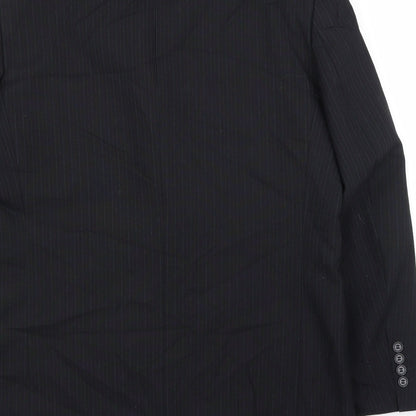 Mens UK Size 44 Principles Regular Black Suit Jacket