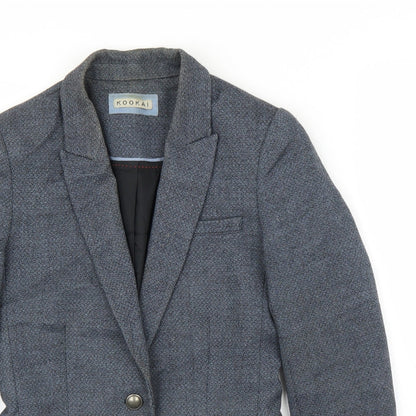 Womens UK Size 8 Kookai Regular Blue Blazer