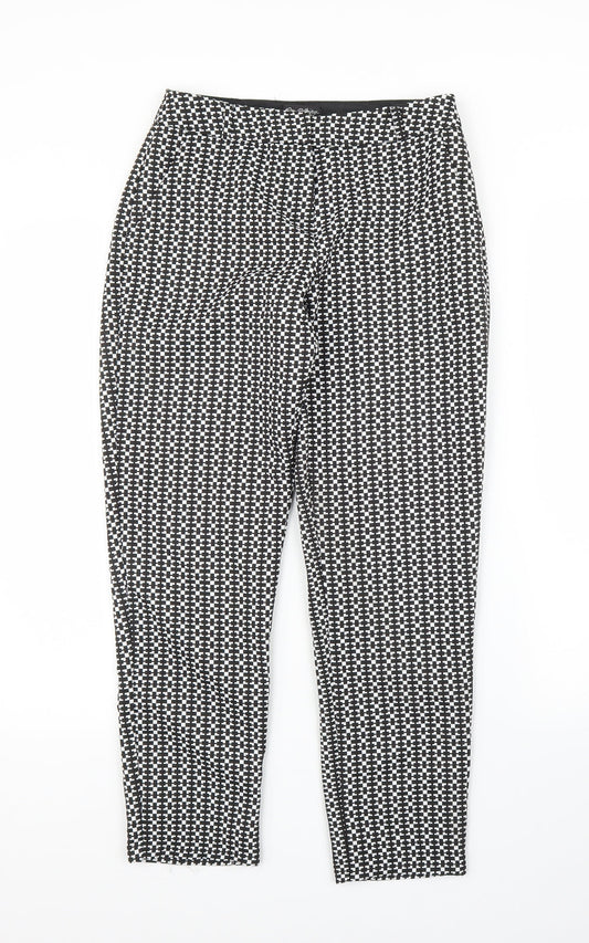 Miss Selfridge Womens Black   Capri Trousers Size 6 L23 in