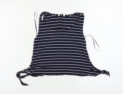 Womens UK Size 8 New Look Blue Basic T-Shirt