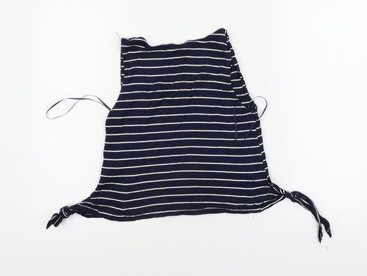 Womens UK Size 8 New Look Blue Basic T-Shirt