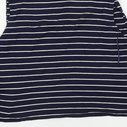 Womens UK Size 8 New Look Blue Basic T-Shirt