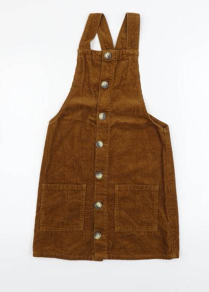 denim co Womens Brown   Dungaree One-Piece Size 6