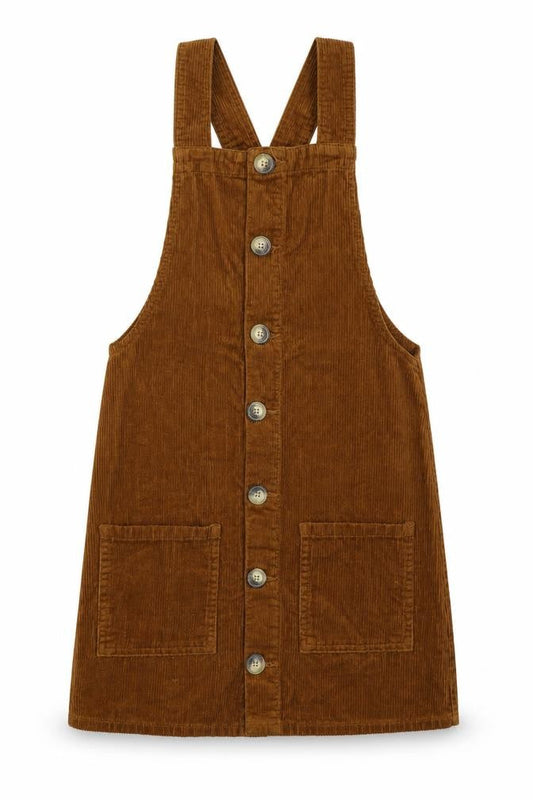 Womens UK Size 6 denim co One-Piece Brown Dungaree
