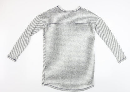 Womens UK Size 10 NEXT White Pullover Jumper