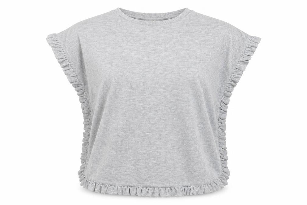 Womens UK Size 10 TU Grey Basic T-Shirt