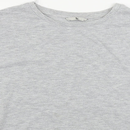 TU Womens Grey   Basic T-Shirt Size 10