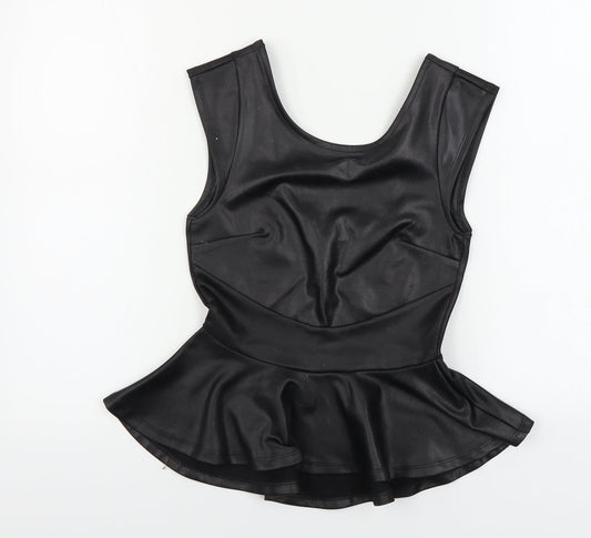 Miss Selfridge  Womens Black   Basic Blouse Size 8