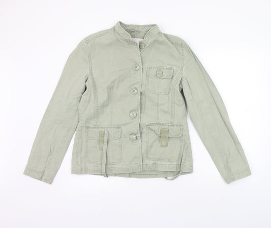 NEXT Womens Green   Jacket Coat Size 12  - washable mark