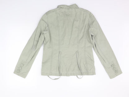 NEXT Womens Green   Jacket Coat Size 12  - washable mark