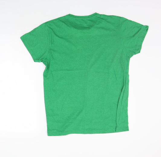 Cedar Wood State Womens Green   Basic T-Shirt Size M