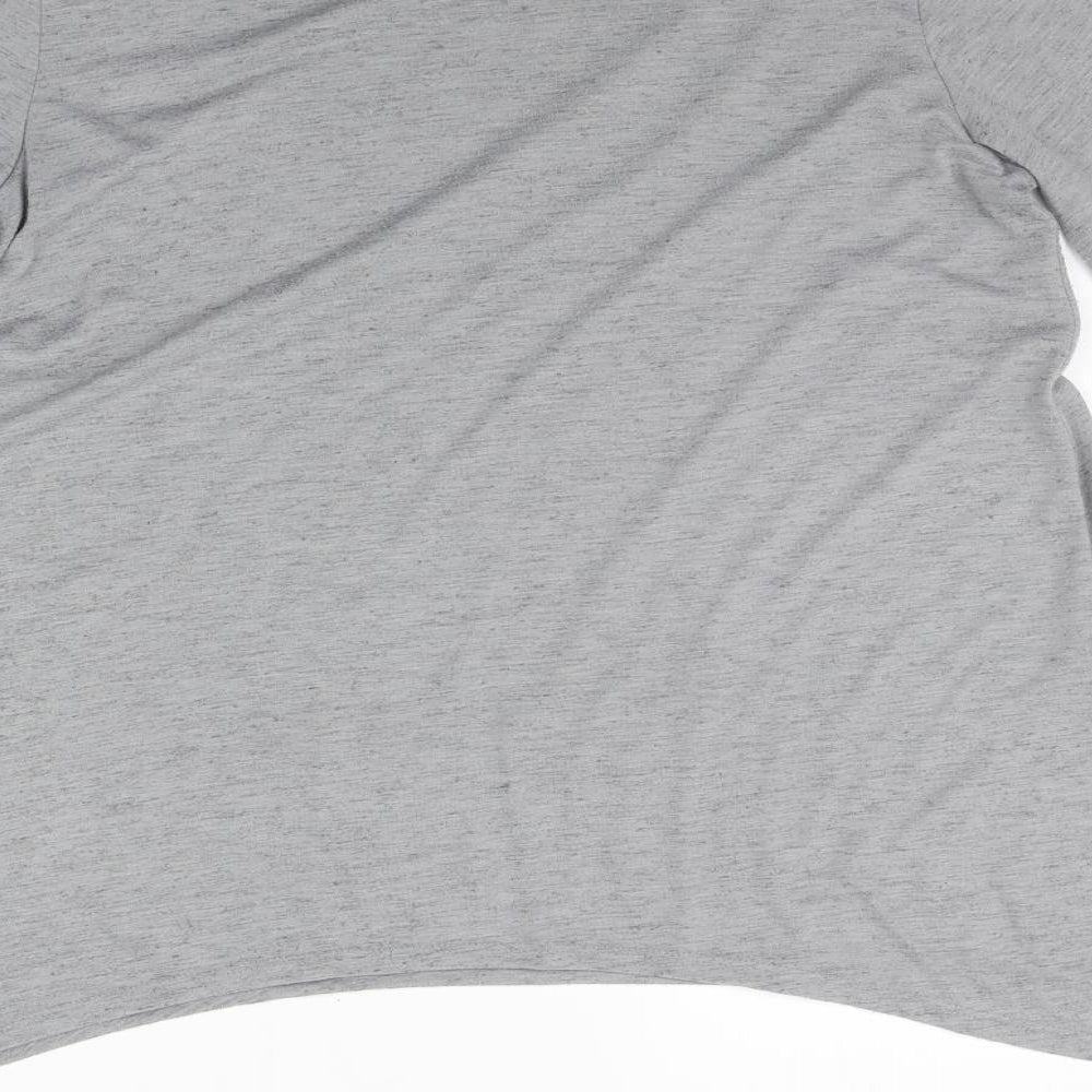 George Womens Grey Houndstooth  Basic Polo Size 14