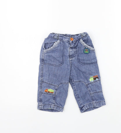 TU Girls Blue   Jogger Jeans Size 6-9 Months