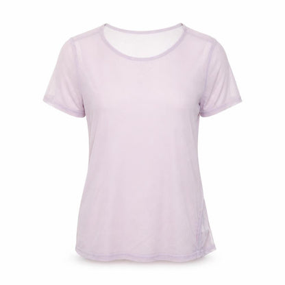Womens UK Size 8 New Look Purple Basic T-Shirt