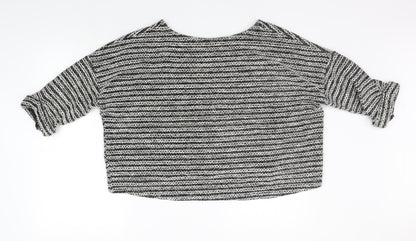 Womens UK Size M Atmosphere Grey Pullover Jumper