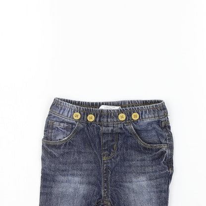 Peacocks Boys Blue   Jogger Jeans Size 6-9 Months