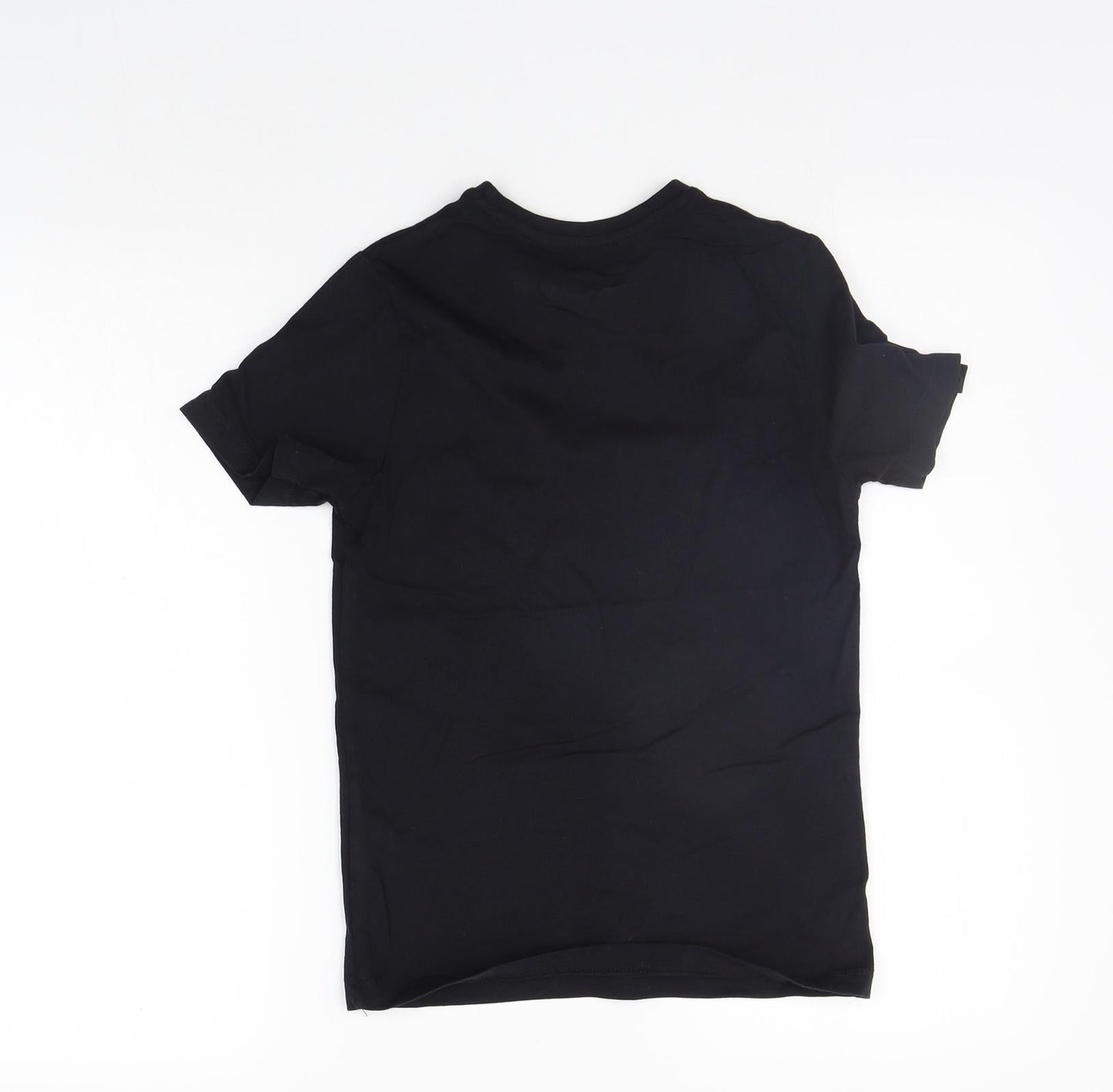 Jeff & Co  Girls Black   Basic T-Shirt Size 8-9 Years  - NYC