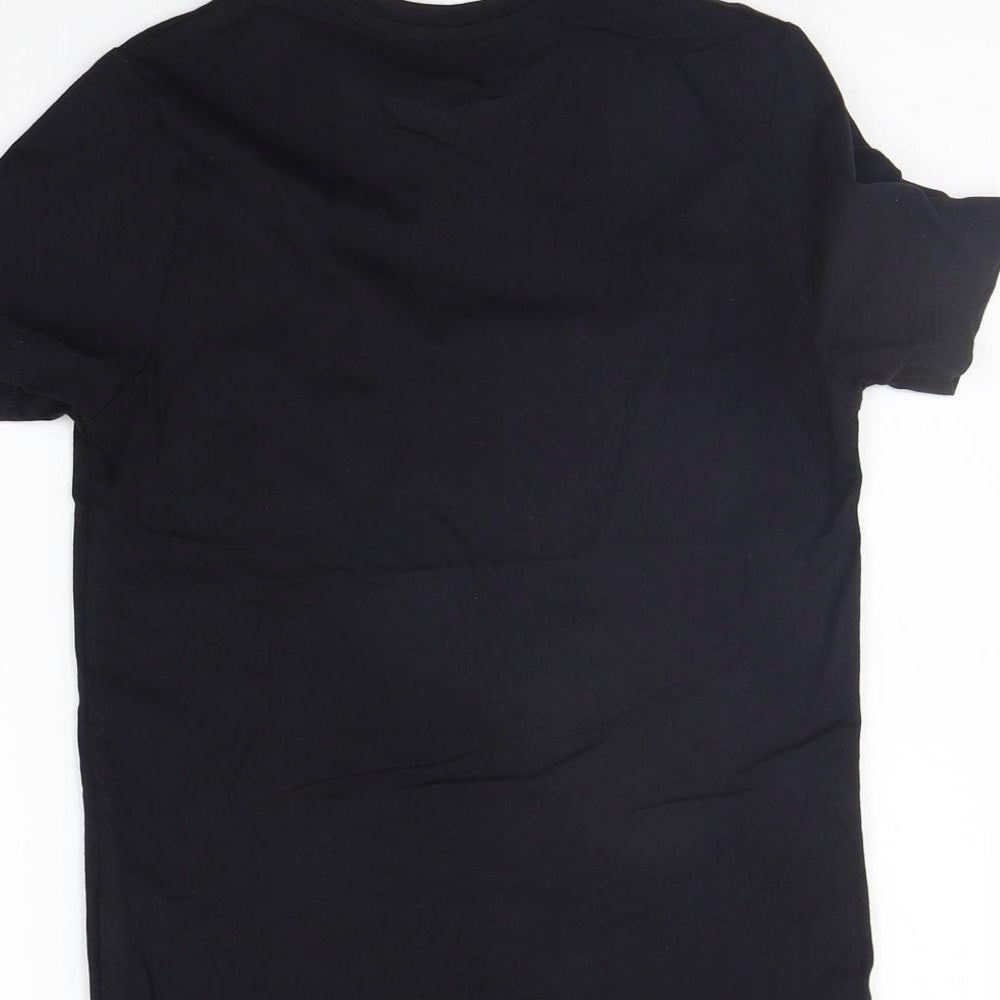 Jeff & Co  Girls Black   Basic T-Shirt Size 8-9 Years  - NYC