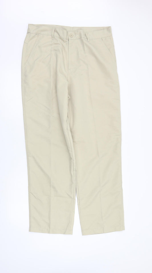 Womens UK Size 36 in Dunlop Regular Fit  Beige Trousers