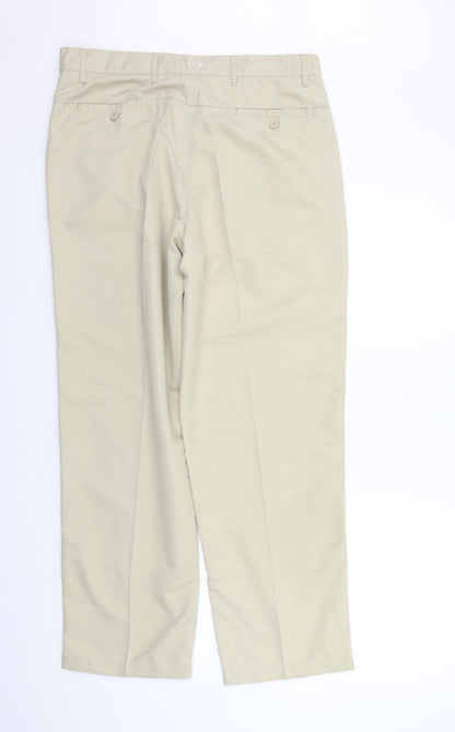 Womens UK Size 36 in Dunlop Regular Fit  Beige Trousers
