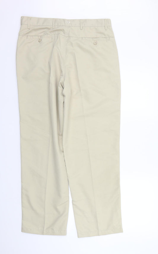 Womens UK Size 36 in Dunlop Regular Fit  Beige Trousers