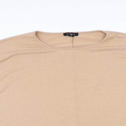Womens UK Size L New Look Beige Pullover Jumper