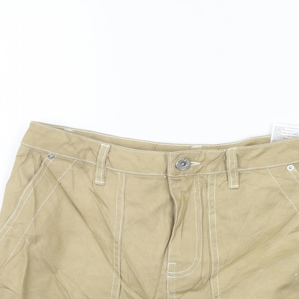 Divided Womens Beige   A-Line Skirt Size 8