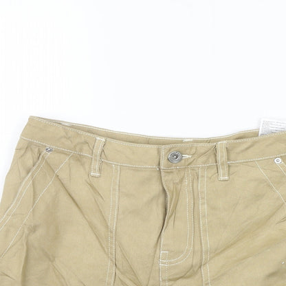 Divided Womens Beige   A-Line Skirt Size 8