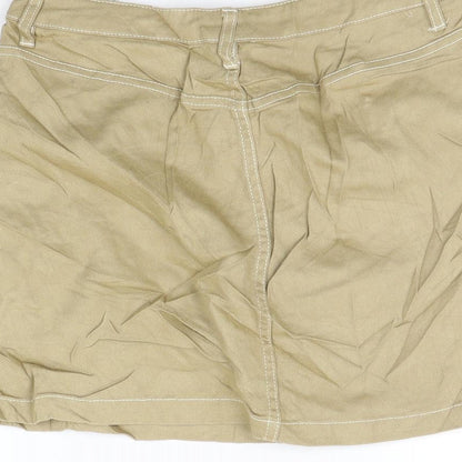 Divided Womens Beige   A-Line Skirt Size 8