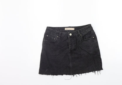ASOS Womens Grey   A-Line Skirt Size 8