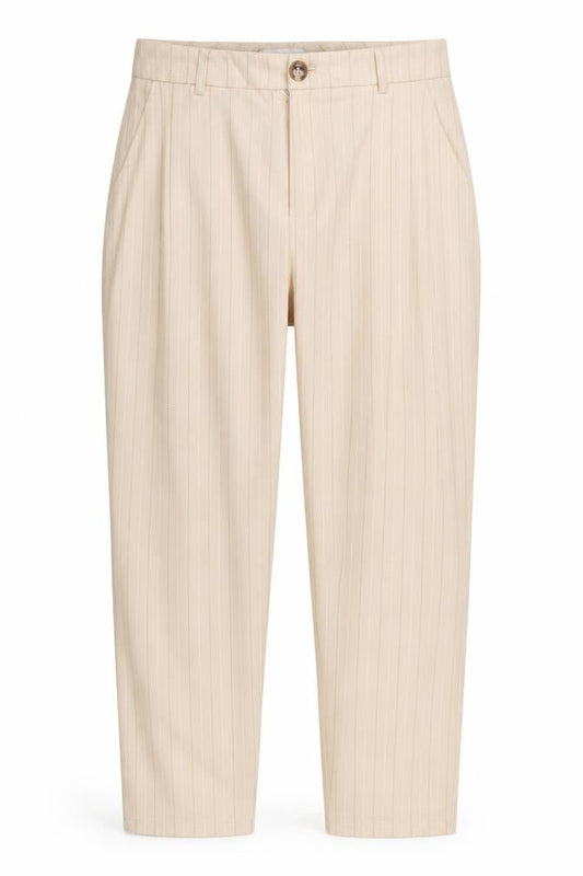 Womens UK Size 12 Missguided Regular Fit  Beige Trousers