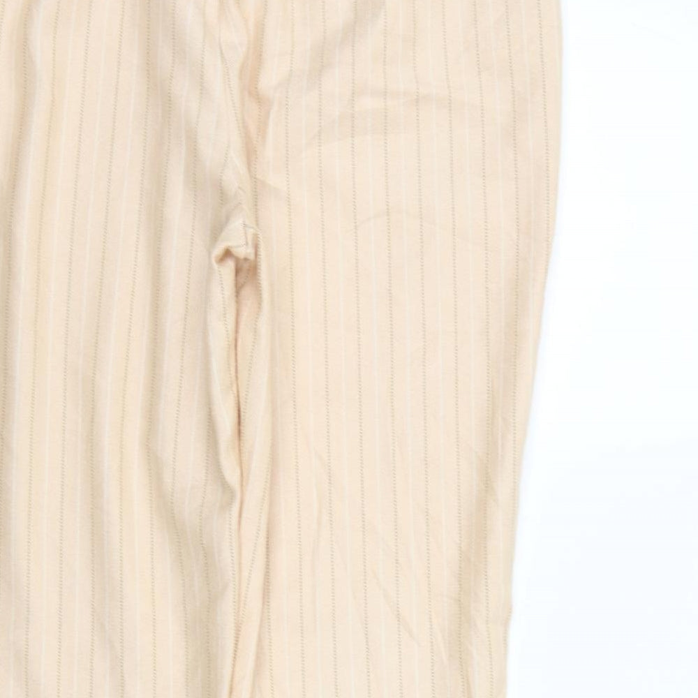 Womens UK Size 12 Missguided Regular Fit  Beige Trousers