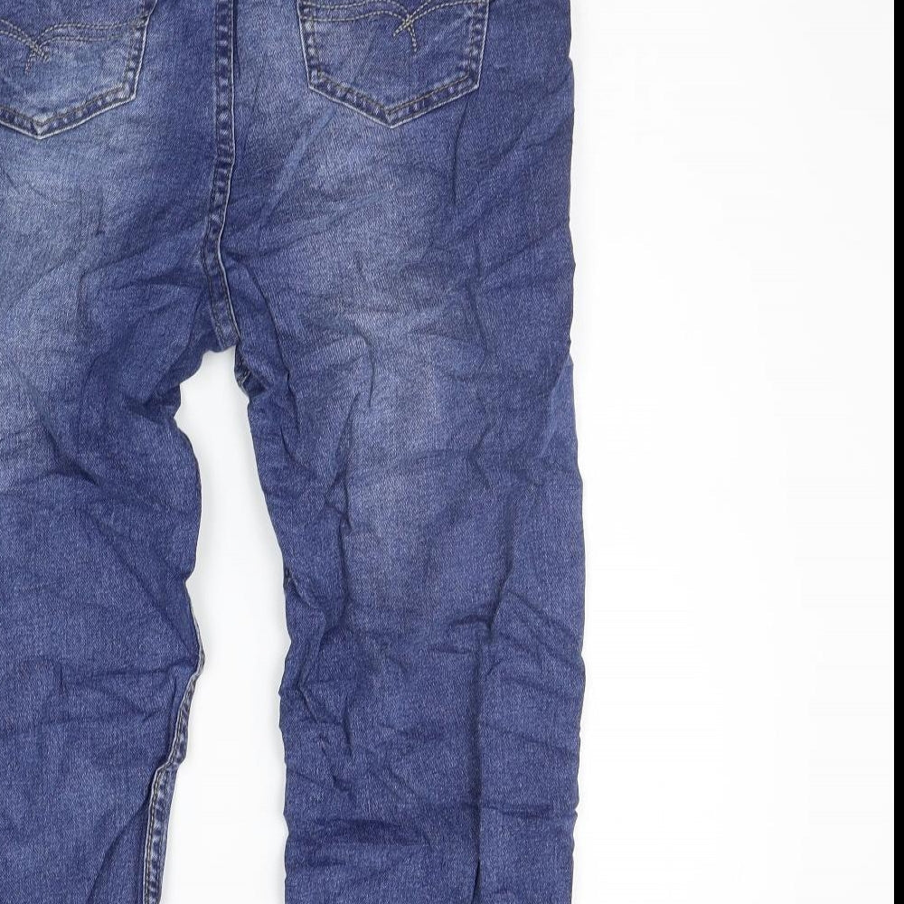 Cotton Traders Womens Blue   Straight Jeans Size 12 L20 in