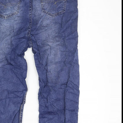 Cotton Traders Womens Blue   Straight Jeans Size 12 L20 in