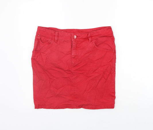 Divided Womens Purple   A-Line Skirt Size 10