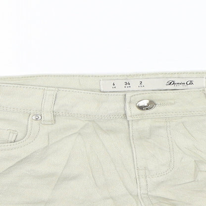 Divided Womens Beige   Cut-Off Shorts Size 6