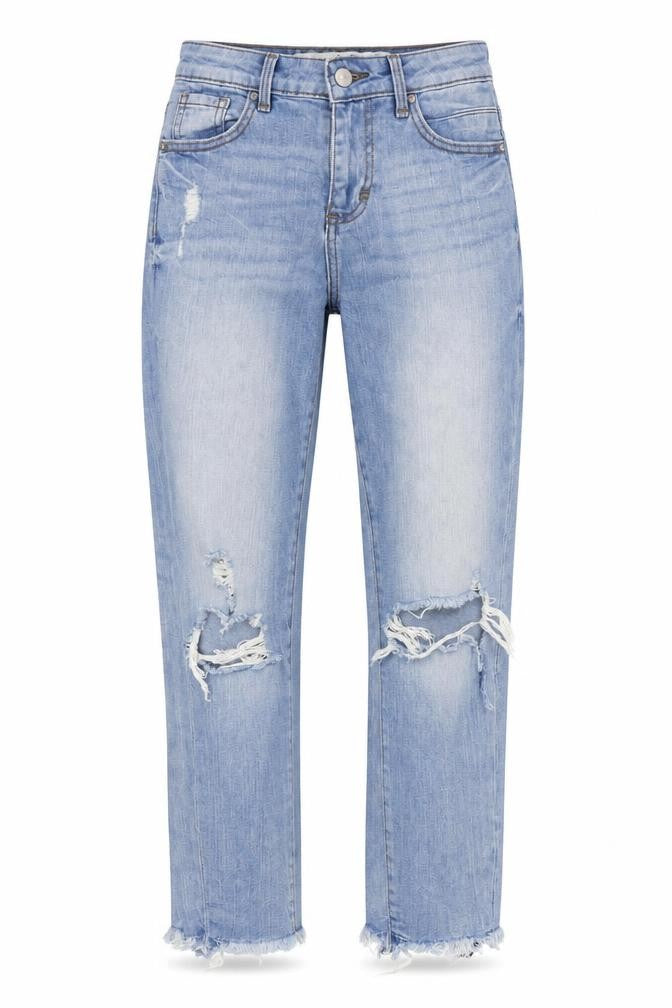 Denim & Co. Womens Blue   Straight Jeans Size 8 L25 in