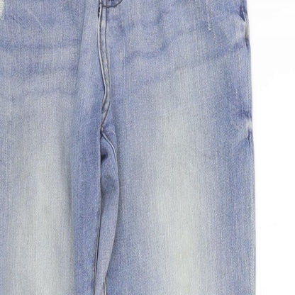 Womens UK Size 8 deniem co Regular Fit Straight Blue Jeans