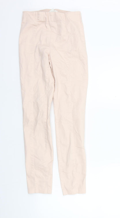 Womens UK Size 8 H&M Regular Fit  Beige Trousers