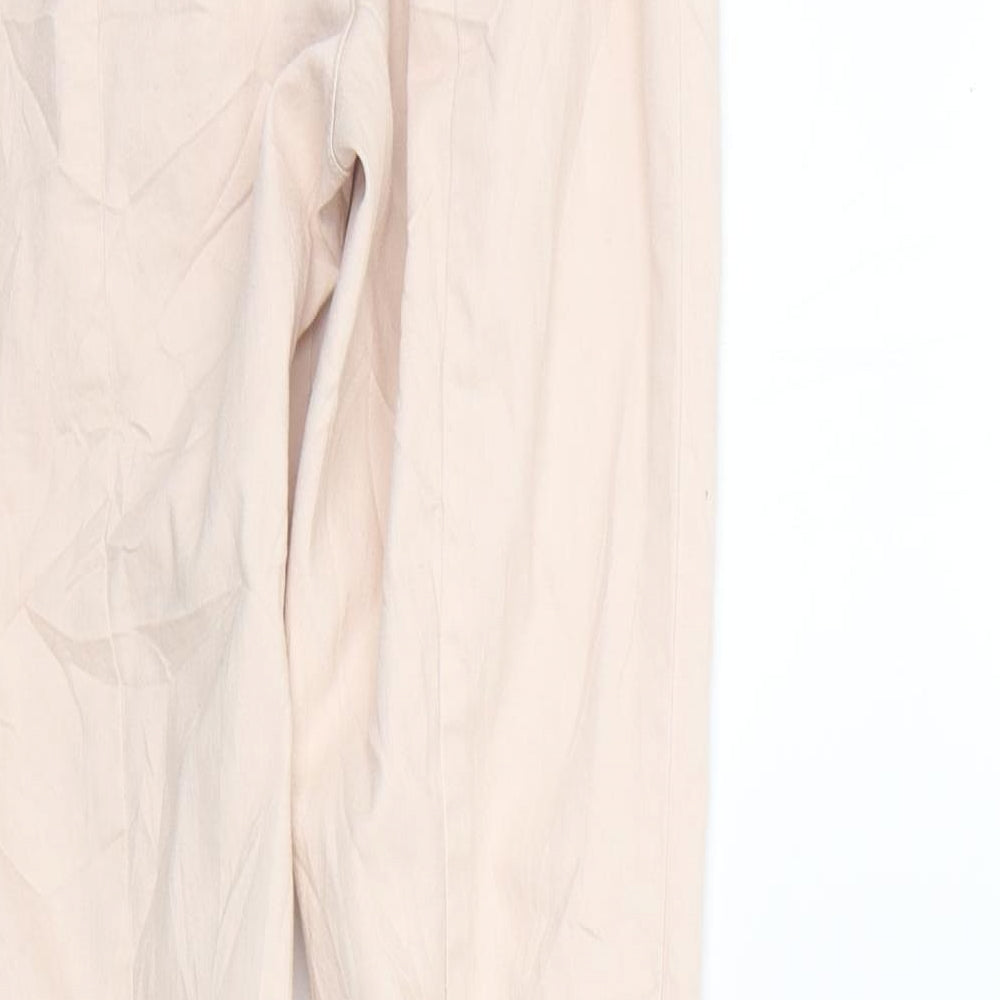 Womens UK Size 8 H&M Regular Fit  Beige Trousers